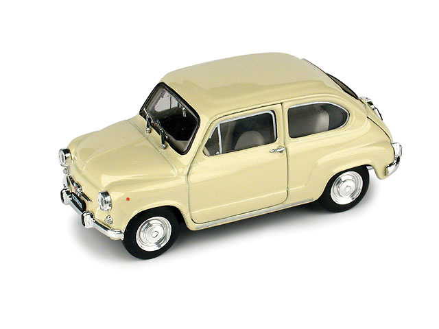 Fiat 600 D (1965) Brumm 1/43 Beige Arena 