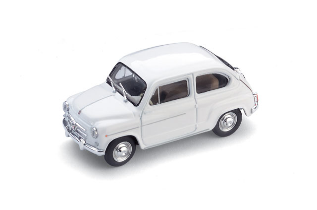 Fiat 600D (1960) Brumm 1/43 Blanco 