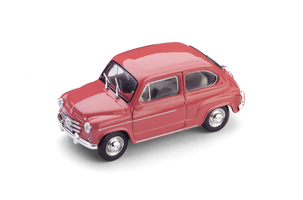 Fiat 600D (1960) Brumm 1/43 Rojo 