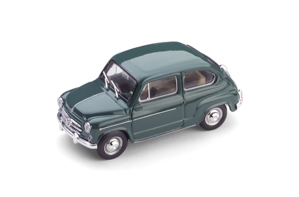 Fiat 600D (1960) Brumm 1/43 Verde Oscuro 