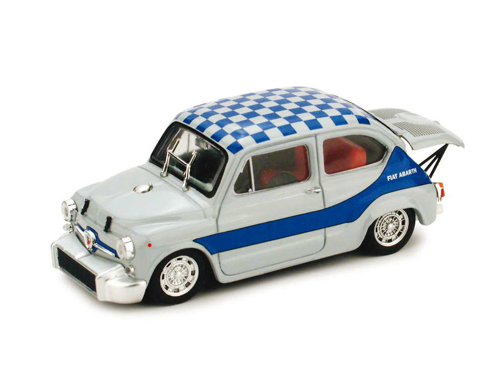 Fiat Abarth 1000 Corsa Gr. 5 (1968) Brumm 1/43 Gris - Azul 