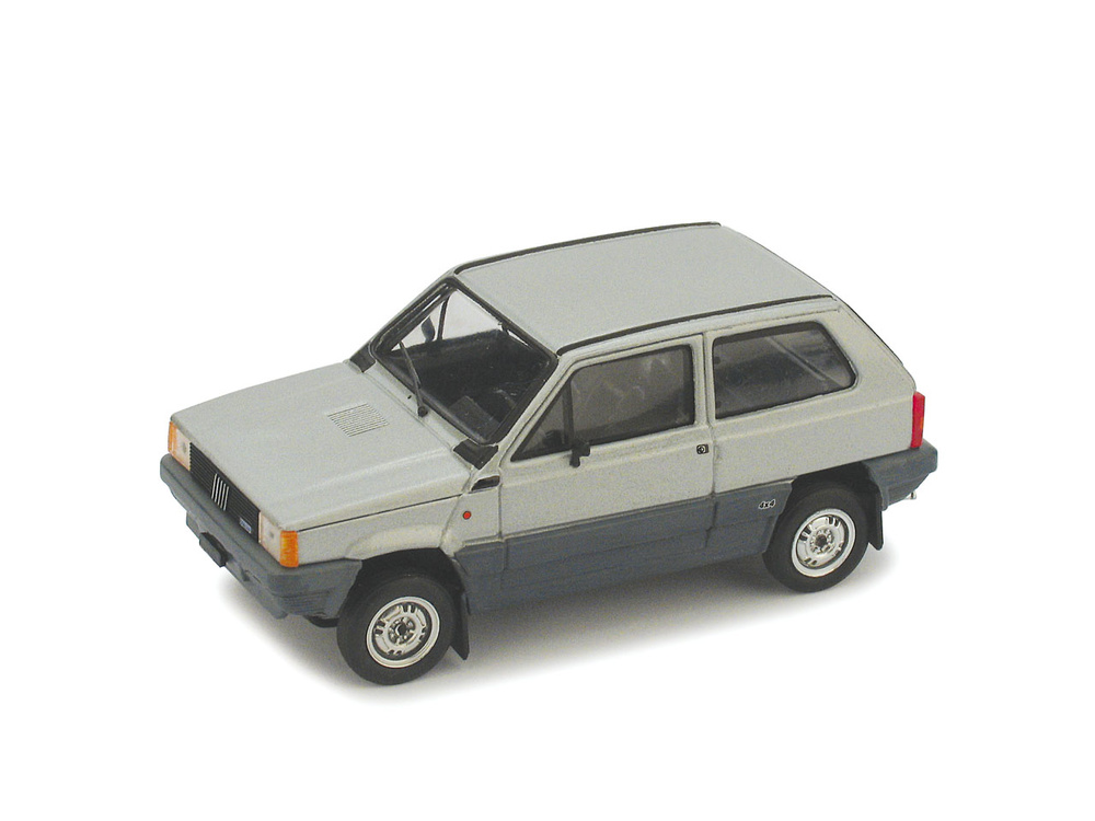 Fiat Panda 4x4 (1983) Brumm 1/43 Gris Metalizado 