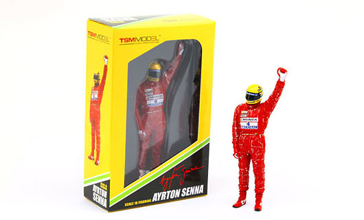 Figura Ayrton Senna McLaren (1988) True Scale Model TSM13AC09 1/18 