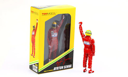 Figura Ayrton Senna McLaren (1988) True Scale Model TSM13AC09 1/18 