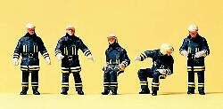 Figuras Bomberos Manejando Bomba Preiser 10487 1/87 