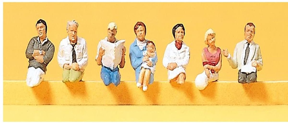 Figuras Sentadas Autobus Preiser 1/87 