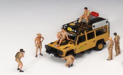 Figuras del equipo Camel Tropy TSM Model 1/64 