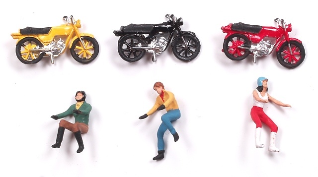 Figuras en moto Aneste 4085 1/87 