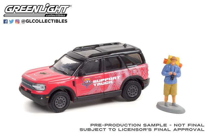 Ford Bronco Sport Badlands con figura de excursionista (2021) Greenlight 97110F 1/64 