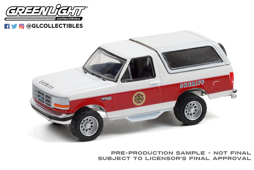 Ford Bronco XLT (1994) Absaroka Sheriff's Greenlight 30276 1/64 