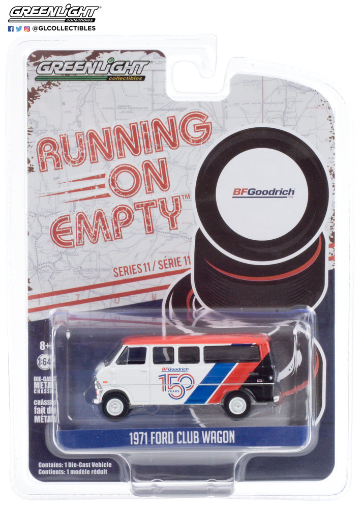 Ford Club Wagon - BFGoodrich 150 Aniversario (1971) Greenlight 41110B 1/64 