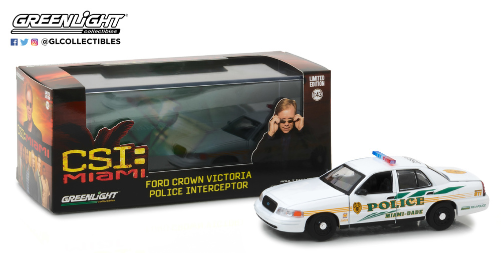 Ford Crown Victoria Interceptor Policia Miami-Dade 