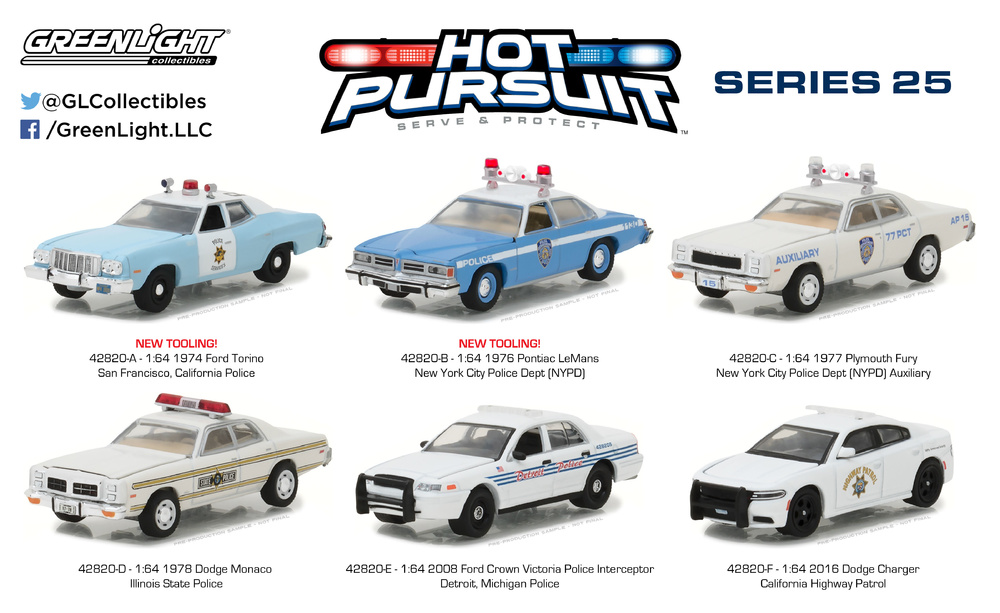 Hot Pursuit Series 25 Greenlight 42820 1/64 