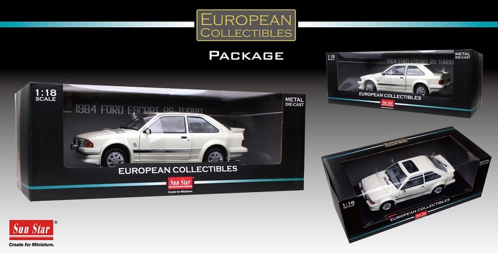 Ford Escort RS TURBO (1984) Sun Star 4961R 1/18 