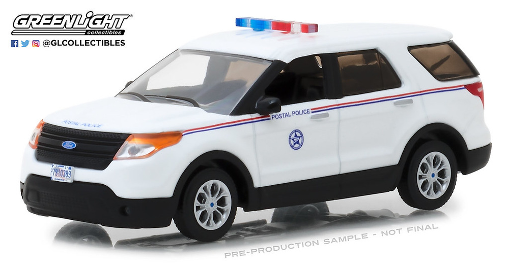 Ford Explorer Policia Postal de EEUU (USPS) (2014) Greenlight 1/43 