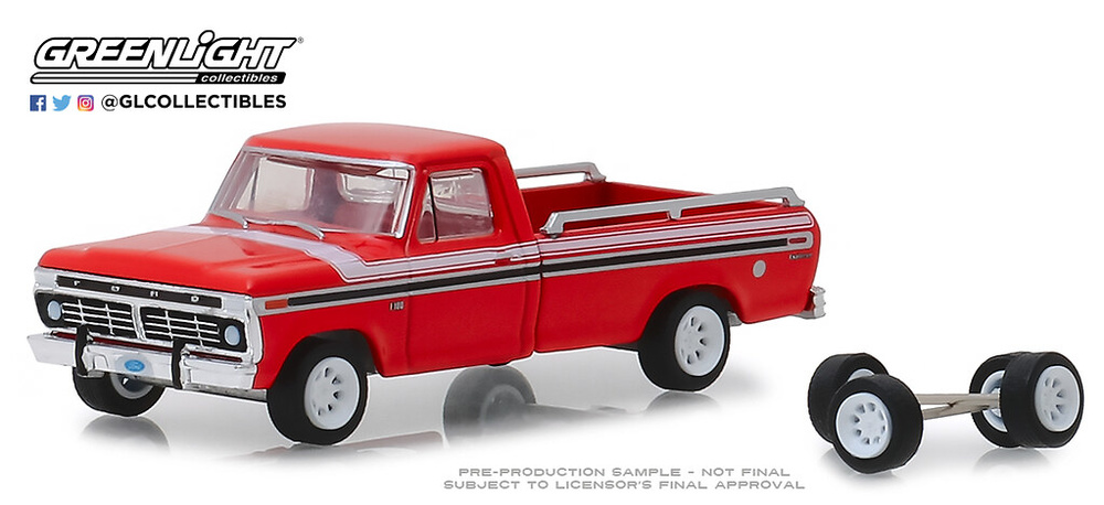97060-E 1:64 The Hobby Shop Series 6 - 1975 Ford F-100 Explorer with Spare Tires 