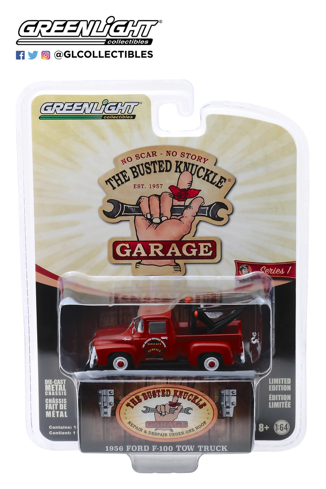 Grúa Ford F-100 (1956) Greenlight 39010B 1/64 