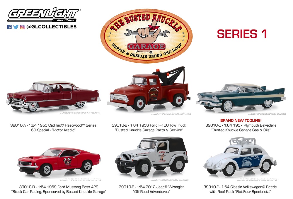 Grúa Ford F-100 (1956) Greenlight 39010B 1/64 