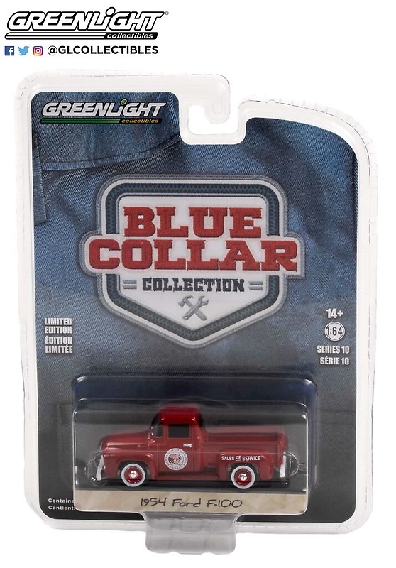 Ford F-100 - Indian Motorcycle Sales & Service (1954) 35220A Greenlight 1/64 