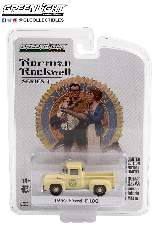 Ford F-100 - Norman Rockwell (1956) Greenlight 54060B 1/64 