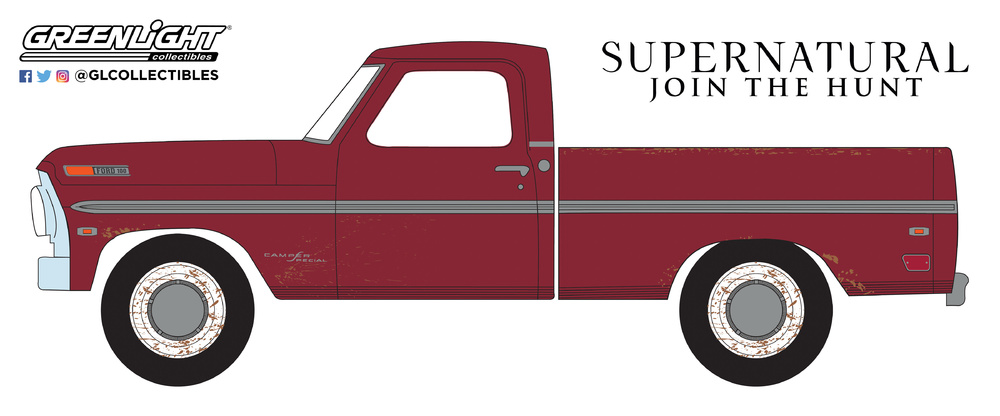 Ford F-100 - Supernatural (1969) Greenlight 44800F 1/64 