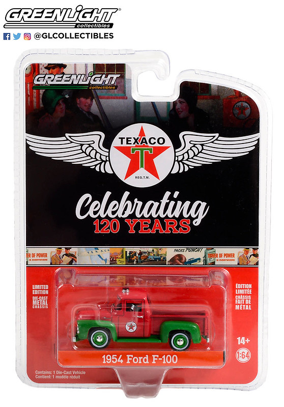 Ford F-100 - Texaco (1954) Greenlight 28120A 1/64 