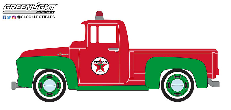 Ford F-100 - Texaco (1954) Greenlight 28120A 1/64 