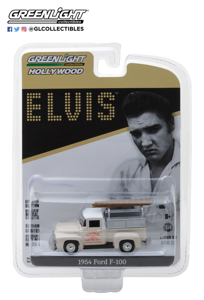 Ford F-100 Truck Crown Electric Co Elvis Presley (1954) Greenlight 44800B 1/64 
