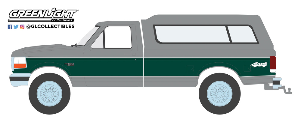 Ford F-150 XLT con caravana (1996) Greenlight 35140E 1/64 