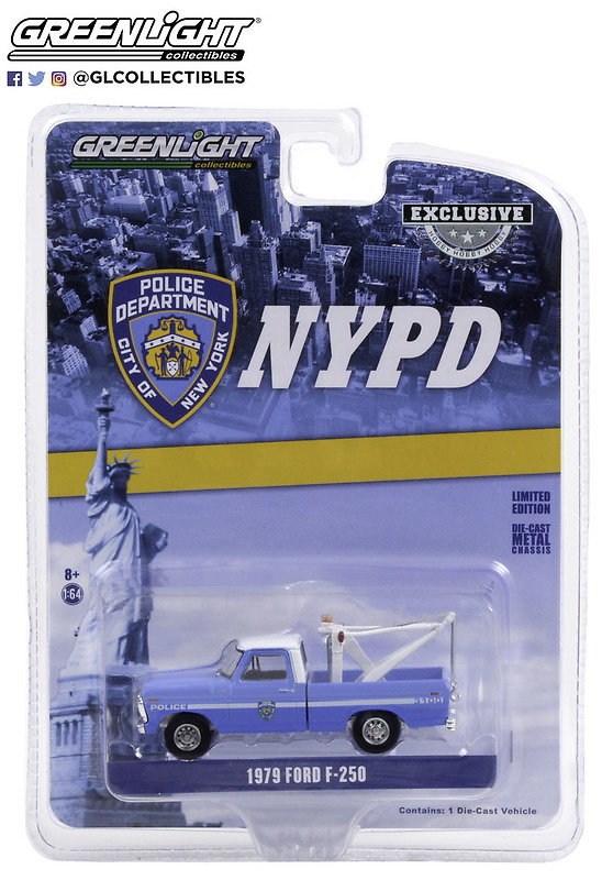 Ford F-250 Grúa Policia de Nueva York (1979) Greenlight 30224 1/64 