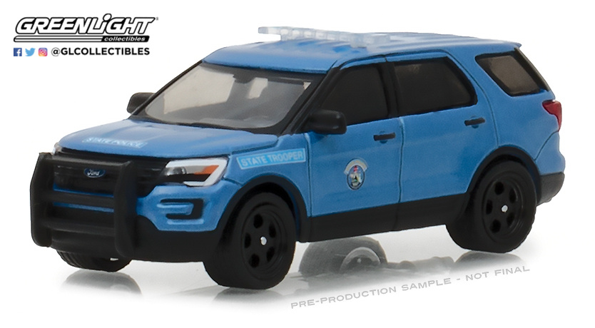42840-F - 1-64 Hot Pursuit 27 - 2016 Ford Police Int Utility - Maine State Police 