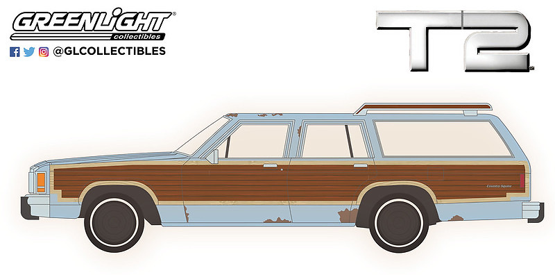 Ford LTD Country Squire (1971) - Terminator 2: Judgment Day Greenlight 44920C 1/64 