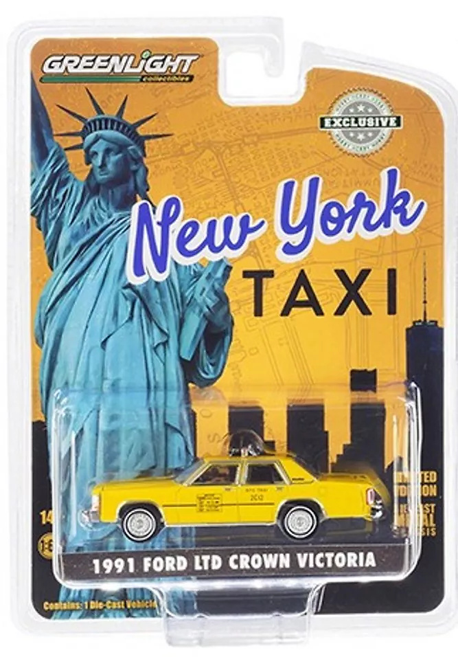 Ford LTD Crown Victoria - Taxi Nueva York (1991) Greenlight 1/64 