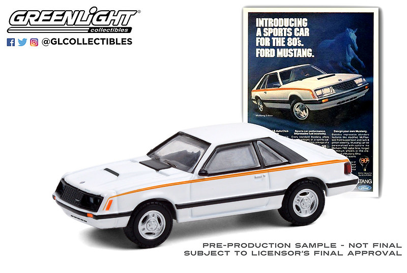 Ford Mustang (1980) Greenlight 39060D 1/64 