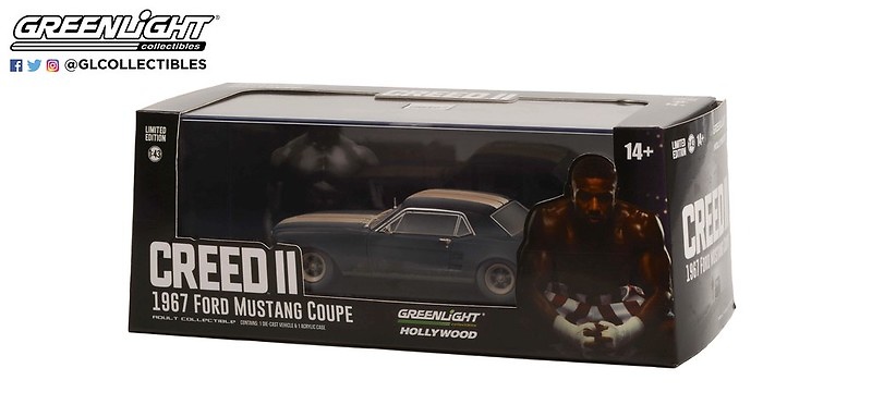 Ford Mustang - Adonis Creed's - versión sucia (1967) Greenlight 86621 1/43 