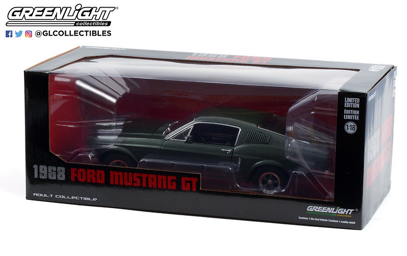 Ford Mustang GT Fastback (1968) Greenlight 13615 1/18 