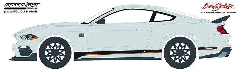 Ford Mustang Mach 1 (Lote 3005) (2021) Greenlight 37240F 1/64 