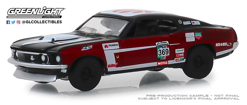 Ford Mustang Mach 1 nº 369 (1967) Greenlight 13240D 1/64 