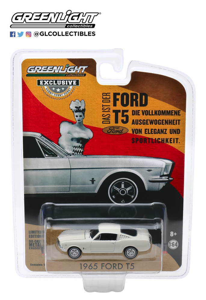 Ford Mustang T-5 (1965) Greenlight 30120 1/64 