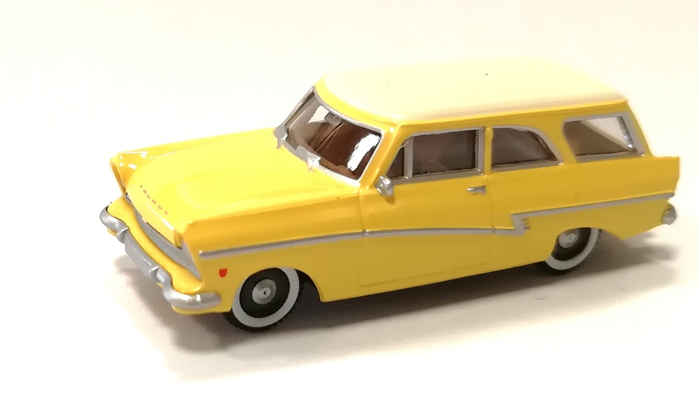 Ford Taunus 17M Kombi (1957) Brekina 1/87 Beige T. Blanco 