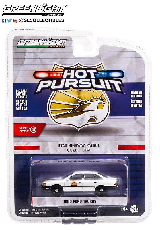 Ford Taurus - Patrulla de carreteras de Utah (1990) Greenlight 42990A 1/64 