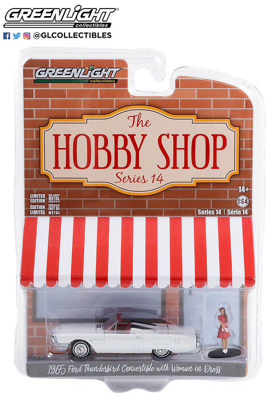 Ford Thunderbird con figura de mujer (1965) Greenlight 97140B 1/64 