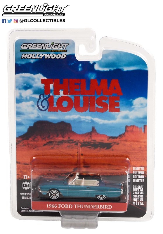 Ford Thunderbird Descapotado - Thelma & Louise (1966) Greenlight 44940E 1/64 