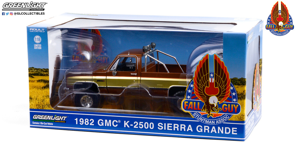 GMC K-2500 Fall Guy Stuntman Association (1982) Greenlight 13560 1/18 