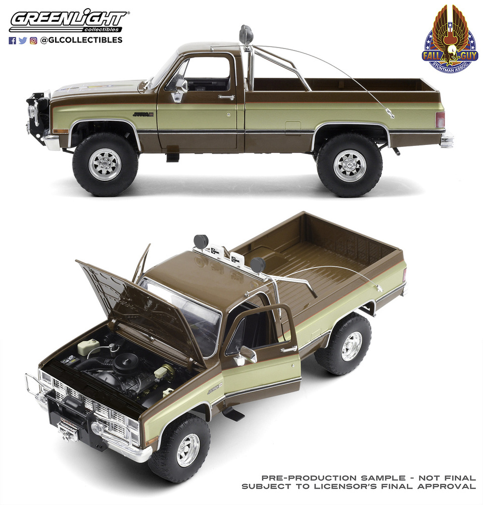 GMC K-2500 Fall Guy Stuntman Association (1982) Greenlight 13560 1/18 