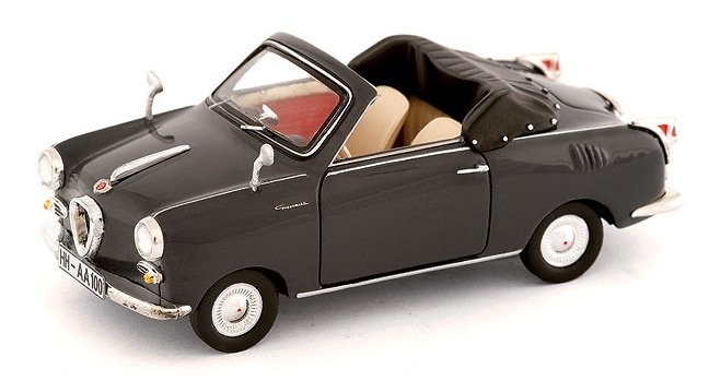 Goggomobil TS250 (1957) Cabrio Premium ClassiXXs 1/43 Gris Oscuro 