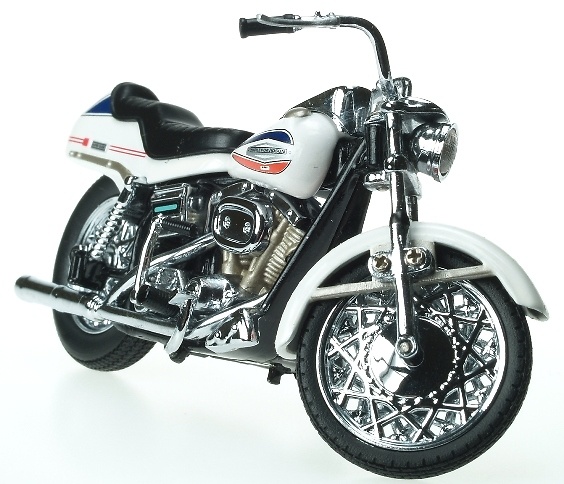 Harley Davidson Super Glide (1971) Franklin Mint B11WC30 1/24 