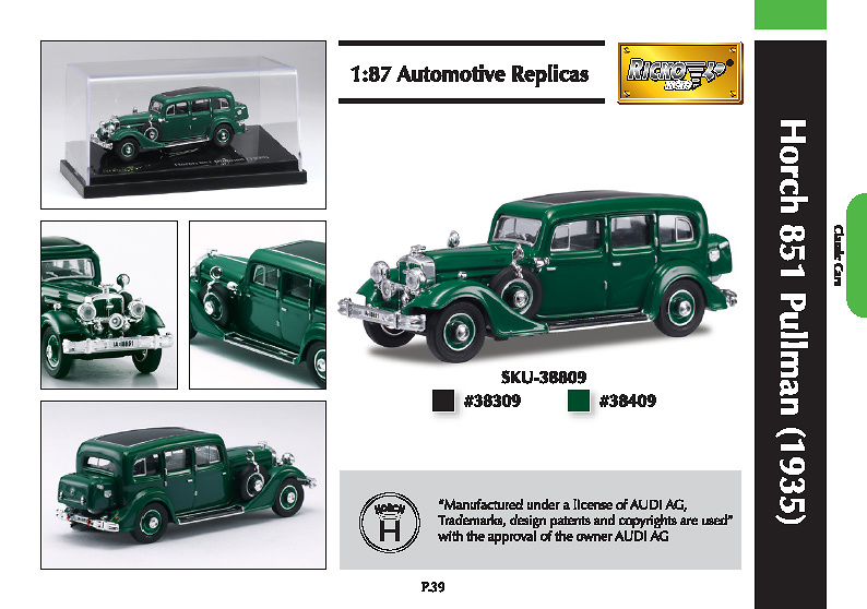 Horch 851 Pullman (1935) Ricko 9838809 1/87 
