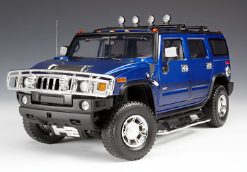 Hummer H2 DCP 1/18 Azul Metalizado 