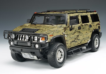 Hummer H2 DCP 1/18 Camuflaje Civil 